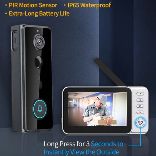 Entry Door Video Intercom Doorbell 1080P  monitoring camera