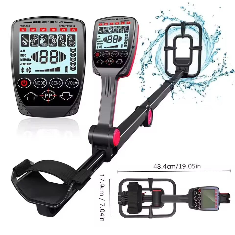 Professional Foldable Metal Detector Waterproof Gold hunter