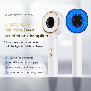 Electric Spray Vibration Massage Comb Anti Hair Loss