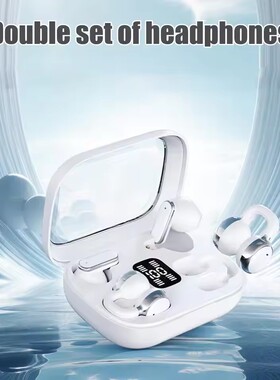 2 In 1 Wireless Earbuds ear Clip Earphones Sport Headphone
