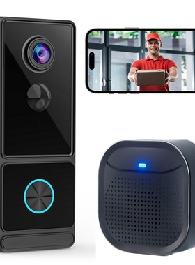 Smart Video Doorbell Camera Wireless with Chime Ringer