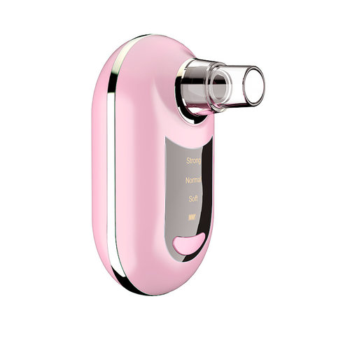 Mini USB Electric Facial Blackhead Remover Acne Cleaner Blac