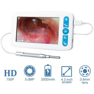 Digital Microscope 3.9MM Lens Camera 6 LED Lights Digital En