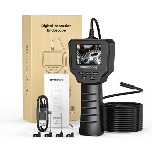 2.4inch IPS Screen 8.5mm 5m Semi Rigid Video Endoscope