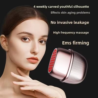 Microcurrent Facial Lifting Device Wrinkle Removal Instrument Anti Aging Deep Rejuvenation Vibrating
