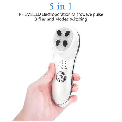 5In1 EMS Face Massager Mesotherapy Electroporation RF Radio