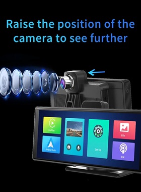 Dash Cam 2K ADAS Wireless CarPlay & Android Auto Car DVR GPS