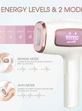 999,990 Flashes IPL Laser Hair Removal Body Epilator