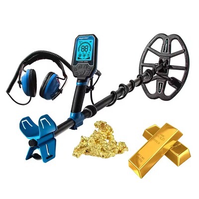 Rechargeable Gold Field All Metal Detector Treasure Hunting