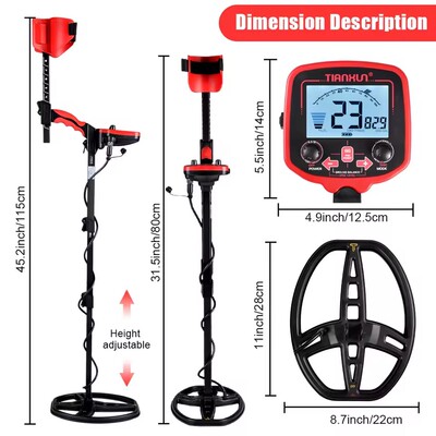 Metal Detector Professiona Underground Gold Treasure Hunter