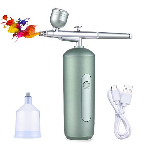 Portable Airbrush with Compressor Handheld Cordless Air Brus