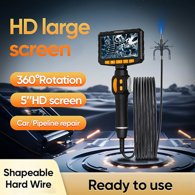 LCD Industrial Inspection Camera 360 Articulating Borescope