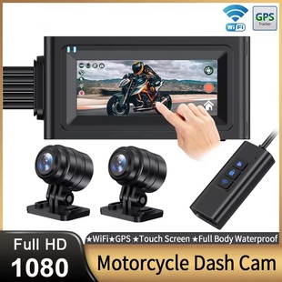 Motorcycle Camera Wifi GPS Motocycle DVR HD 1080P Dash Cam