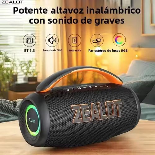 60W Wireless Speakers, Outdoor Portable Subwoofer Speaker