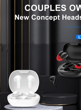 TWS Wireless Headphones Couple Noise Canceling Earbuds Bluet