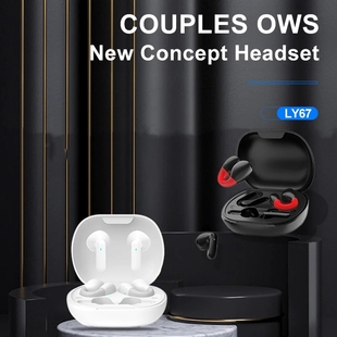 TWS Wireless Headphones Couple Noise Canceling Earbuds Bluet