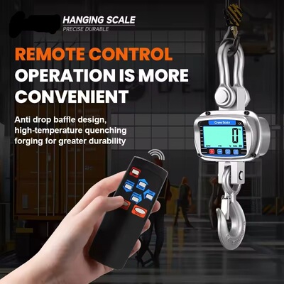 5000KG Industrial Crane Scale LCD Digital Hanging Heavy Duty