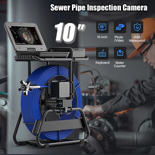 Inspection Camera 100M Meter Pipe inch Counter Sewer