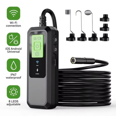 WiFi Industrial Endoscope Camera  Wireless Car Inspection