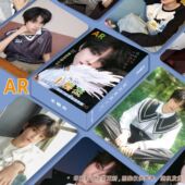 王橹杰周边镭射圆角AR小卡闪卡3寸lomo卡55张 卡膜明星衍生礼品