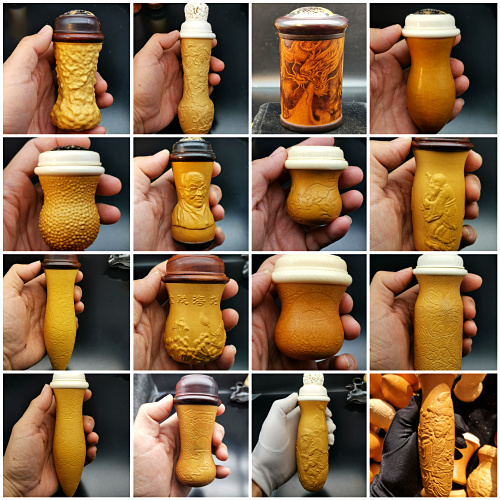 津门花模烫画砑花蛉虫墩奶瓶棒子