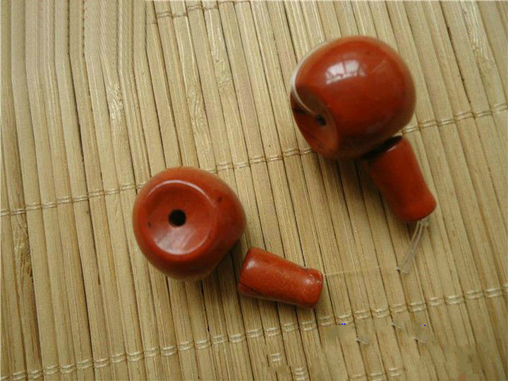 丰一阁天然鸡肝玛瑙战国红青金石藏式三通佛头佛珠隔珠diy配件