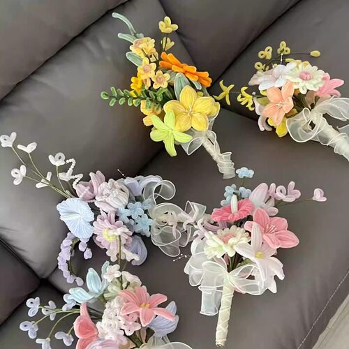 毕业花手工自制diy创意扭扭棒