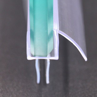 淋浴房底部挡水条 拉开往里推拉玻璃门底部防水条密封条隔水胶条