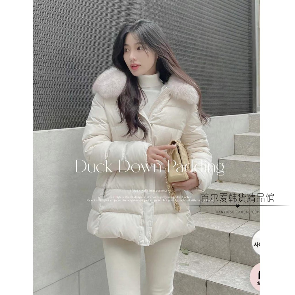 韩国东大门代购简约短款羽绒服女 25秋冬洋气显瘦面包服鸭绒外套