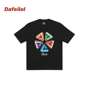 现货 Palace 21FW Ich Bun T-Shirt 三角形LOGO印花圆领短袖T恤