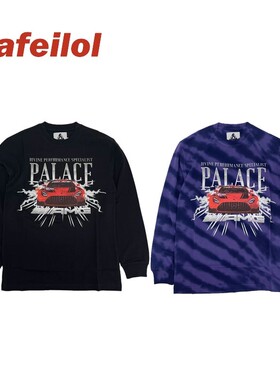 现货 Palace 21SS AMG Longsleeve GT车 圆领长袖T恤 男女