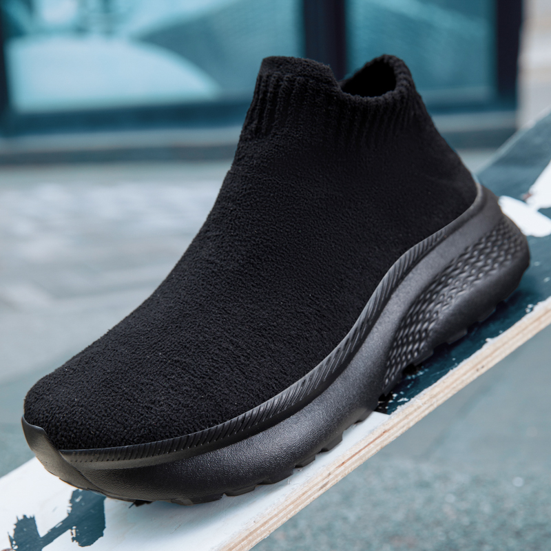 厚底舒适百搭套脚懒人袜子鞋