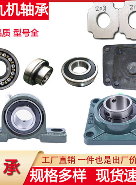 抛丸机配件F208 P210P212206 310轴承芯提升机绞龙羊毛垫橡胶垫