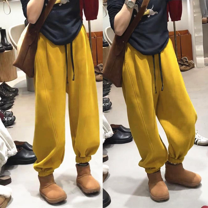 束脚裤女款宽松显瘦裤子