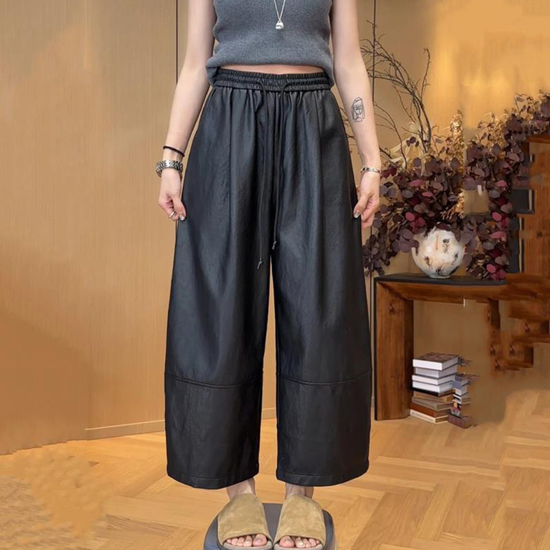 新款时尚百搭阔腿裤弯刀裤