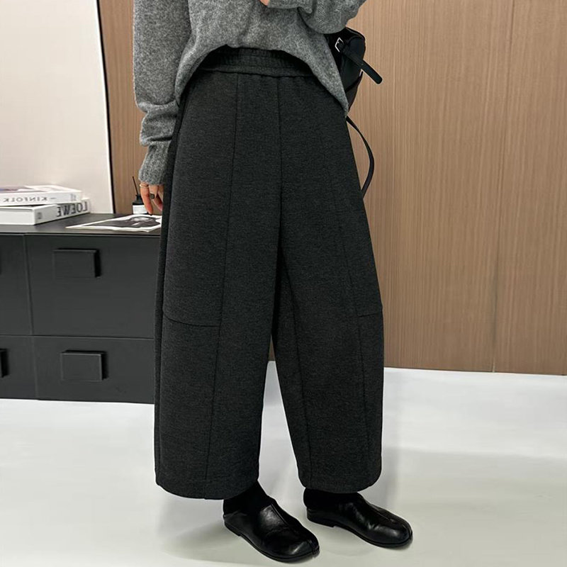 冬季加绒加厚显瘦阔腿裤奶奶裤女复古宽松百搭八分休闲裤南瓜裤,女装/女士精品,卫裤,淘宝优惠券,粉丝福利购,淘宝优惠卷