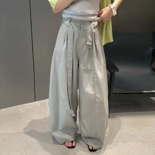 春装新款宽松阔腿裤工装裤长裤