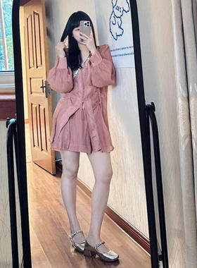 夏装搭配一整套别致独特洋气衬衫半身裙两件套夏淑女气质穿搭套装