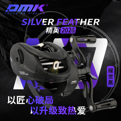 德米克26款银翎精英耀世黑水滴轮微物强力精细泛用远投轮鳜鱼鲈鱼