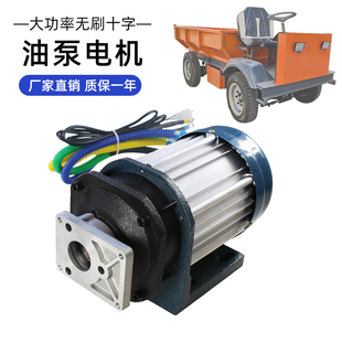 电动三四轮车自卸翻斗液压油泵马达 3000w大功率无刷油泵电机改装