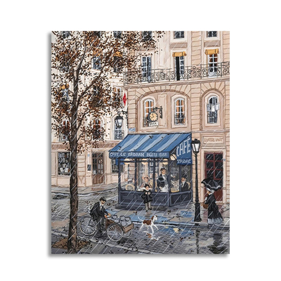 【一口价】巴黎铁塔欧美Fabienne Delacroix装饰画挂画复刻版画芯