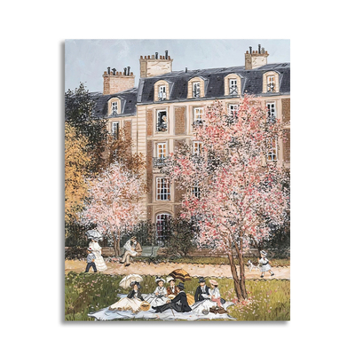 【一口价】巴黎铁塔欧美Fabienne Delacroix装饰画挂画复刻版画芯