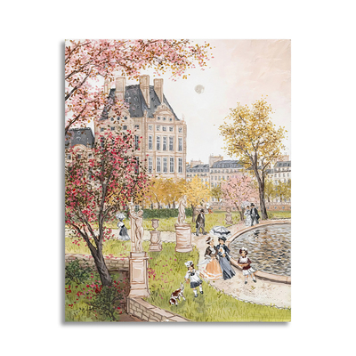 【一口价】巴黎铁塔欧美Fabienne Delacroix装饰画挂画复刻版画芯