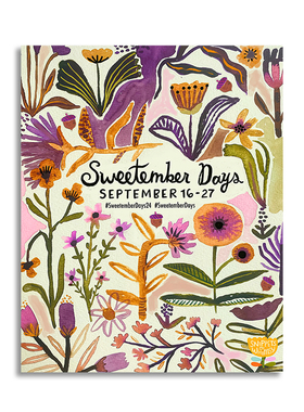 【一口价】插画师Abbie Rosie英文花朵客厅装饰画挂画复刻版画芯