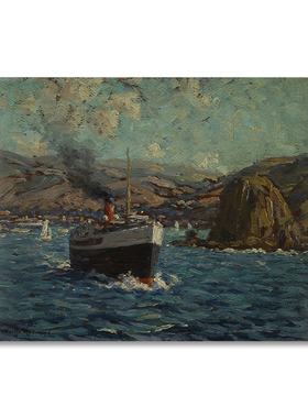 【特惠捡漏】格兰维尔•雷德蒙德复刻版画印象派风景装饰挂画画芯