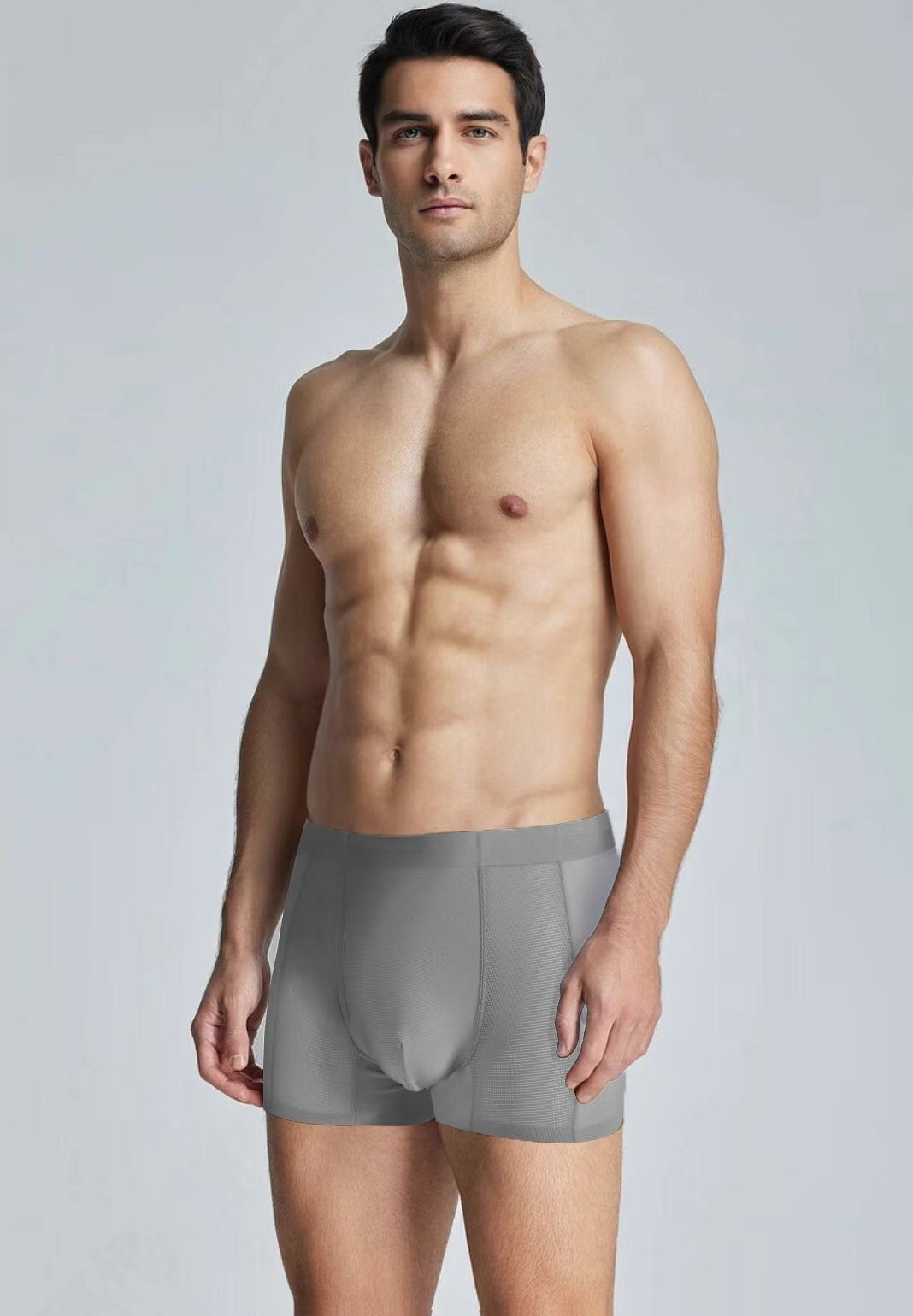 男士清爽冰凉网眼空调裤网眼透气 触感凉爽