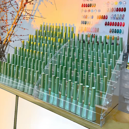 Лак для ногтей, прозрачный стенд, акриловый настольный парфюм, косметическая коробка для хранения