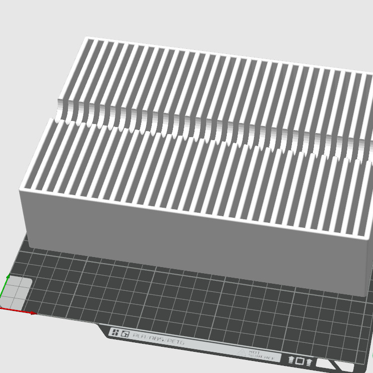 3d打印剥离力钢板放置盒