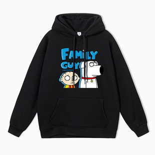 恶搞之家同款卫衣布莱恩饺子皮特盖酷家族电影周边衣服秋冬加绒