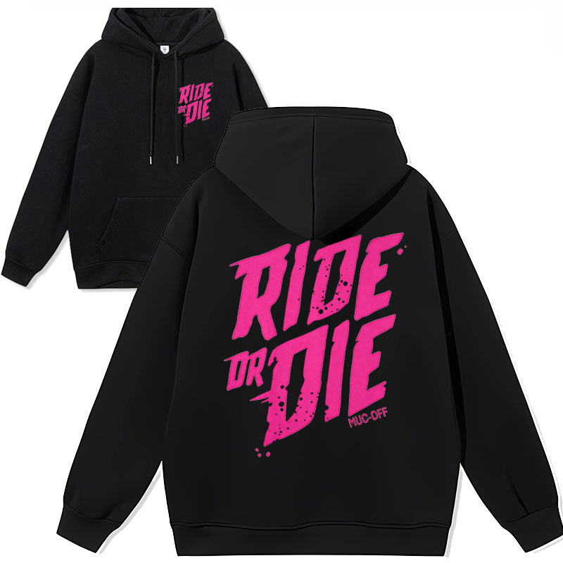 PMuc-Off土坡同款卫衣ride or die速降骑行服衣服外套秋冬加绒男